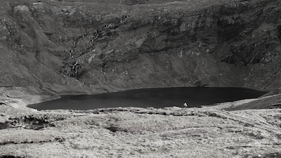 The steep push out from the Allt Dubh towards Bealach Horn. (taken on the May recce)