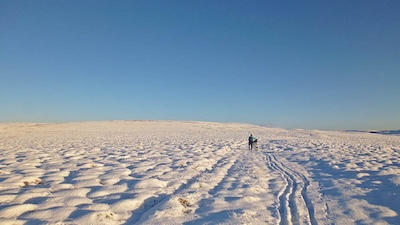 Hard going along the border between England and Scotland.