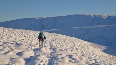 Wide open spaces on the England - Scotland border ridge.