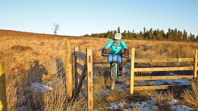 Leaving Harbottle forest and entering the firing ranges.