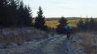 Easy going on wide tracks.